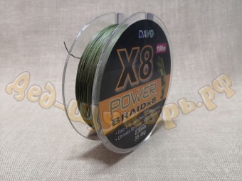 Шнур плетеный DAYO Power Braid X8 0,30-1